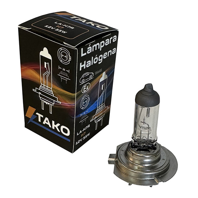 LAMPARA H7 55W 12V - TAKO