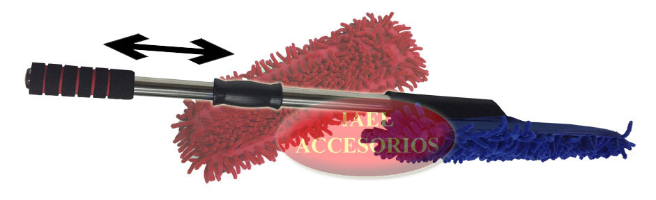 PLUMERO MICROFIBRA MANGO EXTENSIBLE Y DESMONTABLE, CON ESTUCHE, COLORE