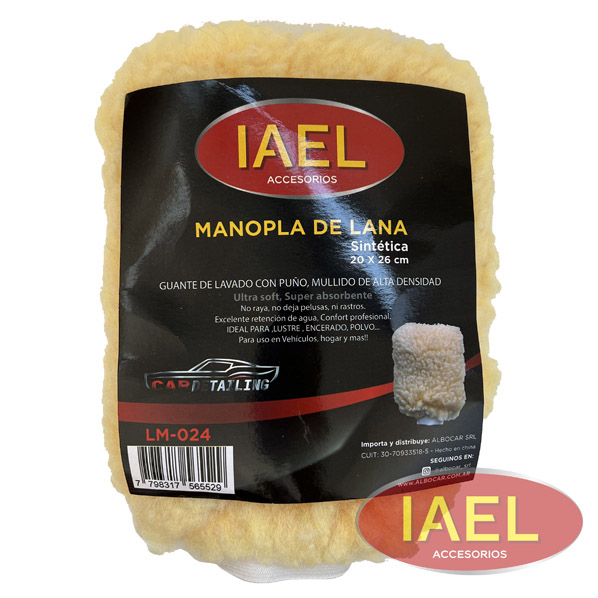 GUANTE MANOPLA DE LANA PARA LIMPIEZA TIPO MICROFIBRA