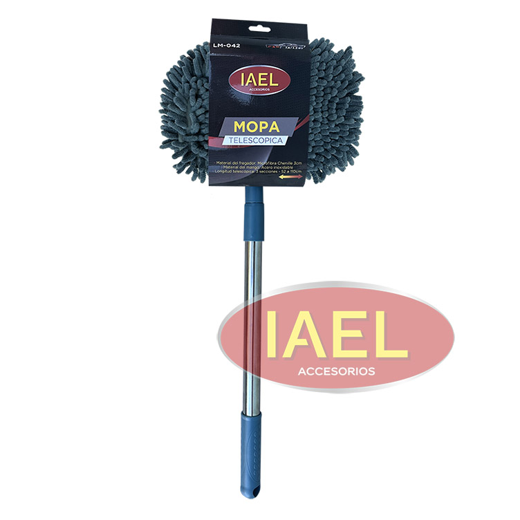 MOPA TELESCOPICA, DE MICROFIBRA, 52-110CM, IDEAL LAVADO DETAILING TECHO - 3