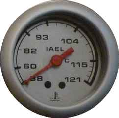 TEMPER. DE AGUA, DEPOR, 52MM, FONDO GRIS