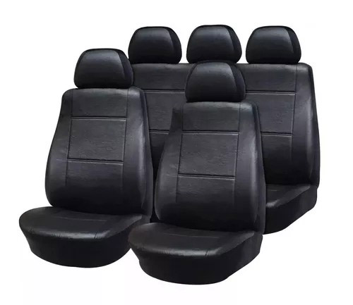JUEGO FUNDA CUERINA IAEL COMPLETA NEGRA