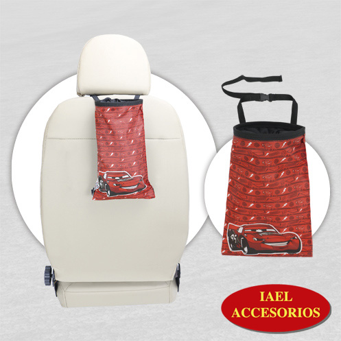 CESTO LAVABLE DISNEY, 12.5X31CM, CARS, IDEAL PORTA BOTELLAS, TERMO, DE