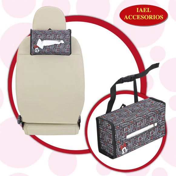 ORGANIZADOR PORTA PAÑUELOS TISSUE DISNEY, 25X10X13CM, MINNIE, IDEAL PA