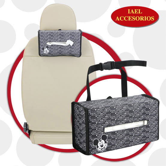 ORGANIZADOR PORTA PAÑUELOS TISSUE DISNEY, 25X10X13CM, MICKEY, IDEAL PA