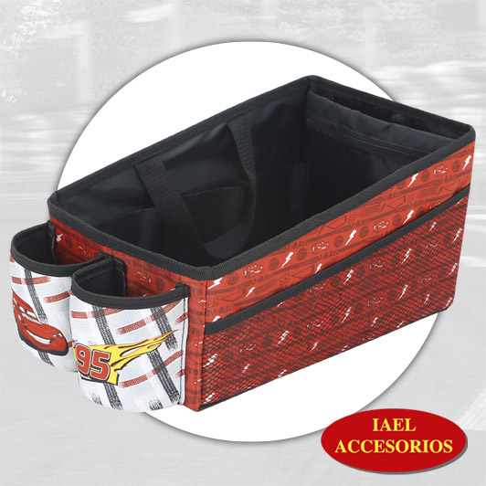 ORGANIZADOR CONSOLA DISNEY, MULTIFUNIONAL, 35X19X19CM, CARS, PORTA OBJ