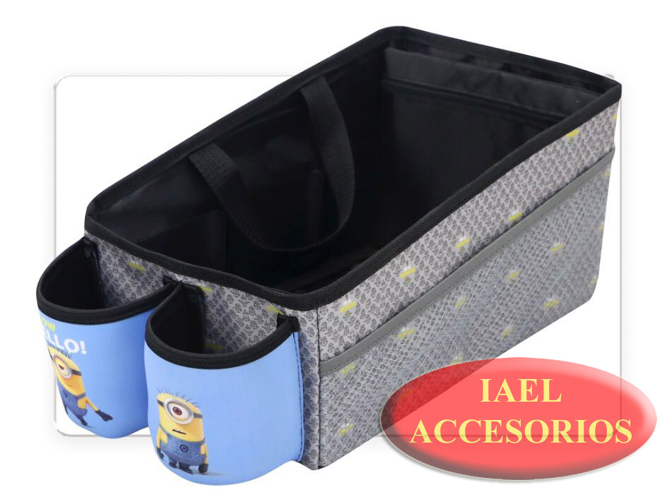 ORGANIZADOR CONSOLA, MULTIFUNIONAL, 35X19X19CM, MINIONS, PORTA OBJETOS