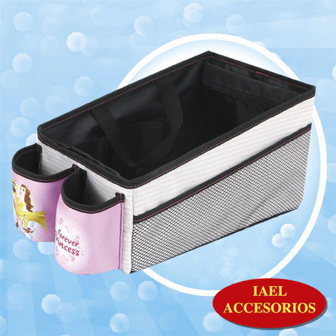 ORGANIZADOR CONSOLA DISNEY, MULTIFUNIONAL, 35X19X19CM, PRINCESAS, PORT