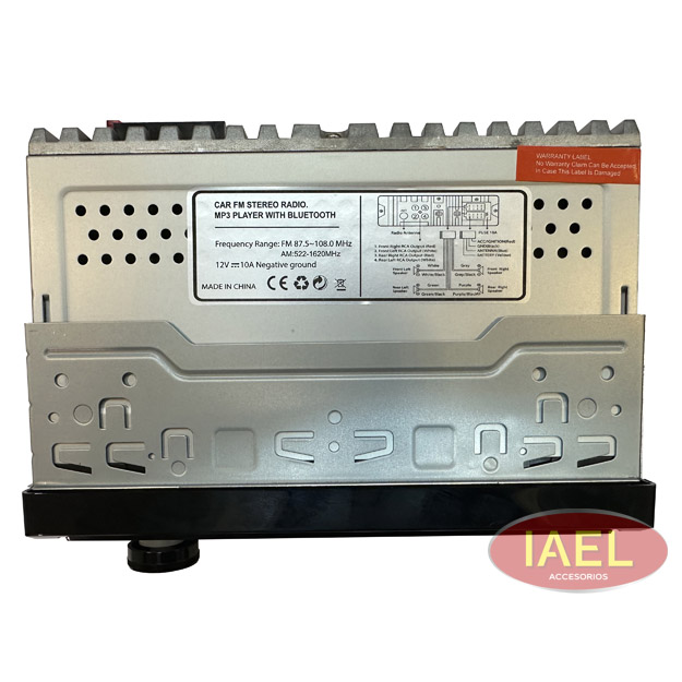 STEREO FRENTE DESMONTABLE, CON BLUETOOTH, USB, MP3, AM/FM Y CONTROL REMOTO - 3