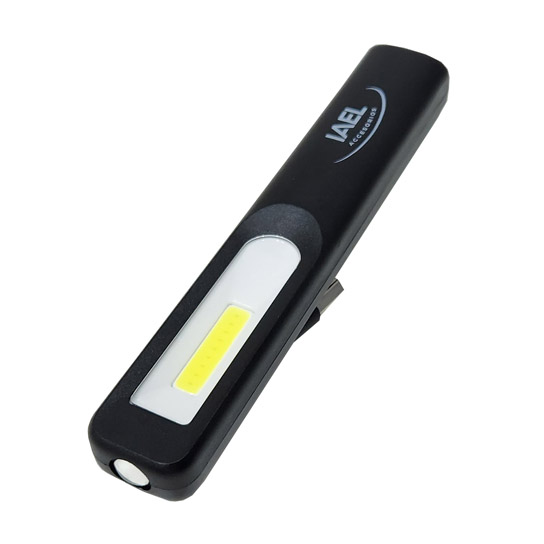 PORTATIL LUZ LED COB 5W Y LED 3W, C/TECLA, P/COLGAR E IMAN, BATERIA - 2