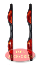JGO. PROTECTOR P/PUERTA CON OJO DE GATO ROJO