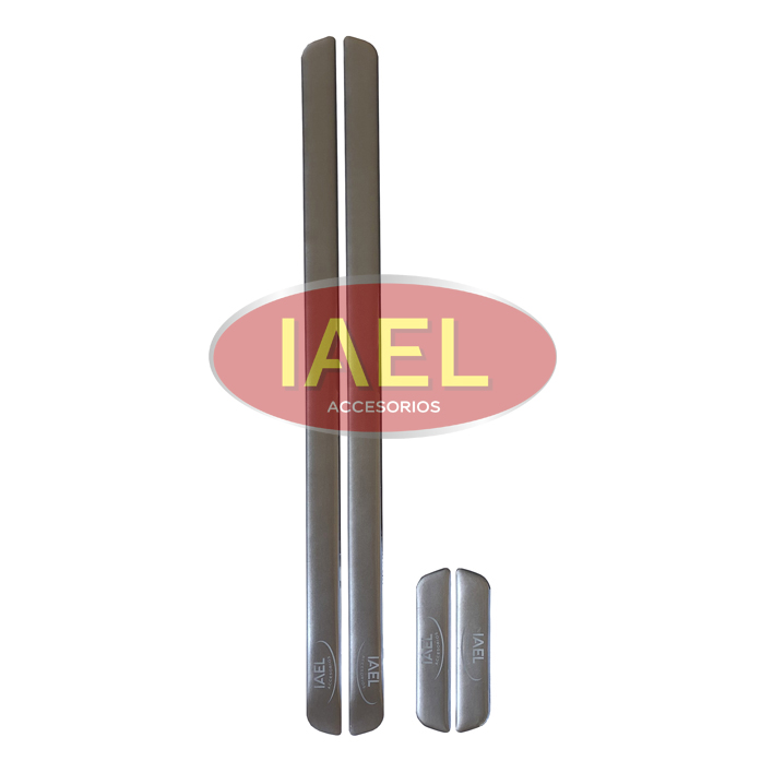 PROTECTOR DE PUERTA / PARAGOLPE ADHESIVO, GRIS X4PCS - 2