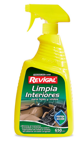 LIMPIA INTERIORES ATOMIZ CUERO,VINILOS, TELAS  650CM3