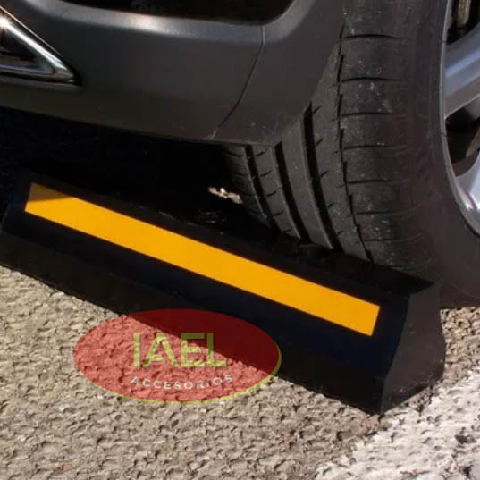 TOPE DE ESTACIONAMIENTO PARA PISO CON REFLECTIVO 50X15X10CM 3.6 KG - 3