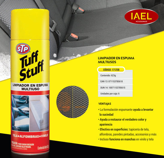 TUFF STUFF ESPUMA LIMPIADORA DE TAPIZADOS STP - 2