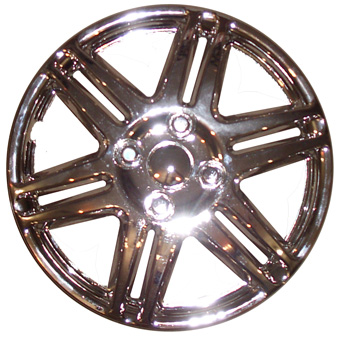 JGO. TAZAS CROMADA 5 RAYOS DOBLES 14` FLASH