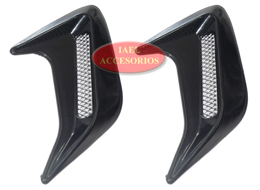 JGO. TOMA DE AIRE LATERAL NEGRA CON REJA TUNING