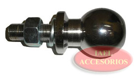 BOCHA DE REMOLQUE, CROM. 2 X 3/4 3500LBS