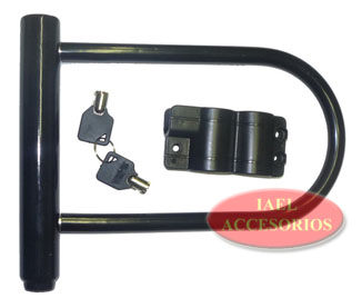 TRABA PARA MOTO, U CON CERRADURA SEG