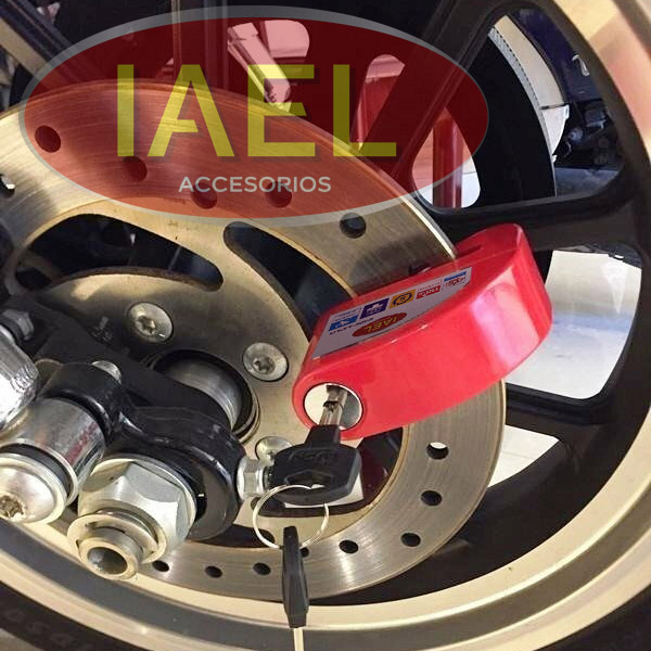 TRABA DISCO DE MOTO, CANDANDO, CON ALARMA - 2