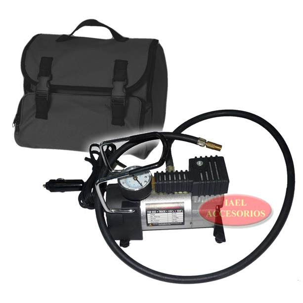COMPRESOR PARA 4X4, 12V. C/MANOMETRO C/BOLSO