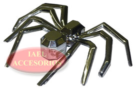 ARAÑA CROMADA AUTOADHESIVA