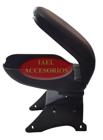 APOYA BRAZO NEGRO REBATIBLE CON PORTA OBJETOS, T/ORIGINAL