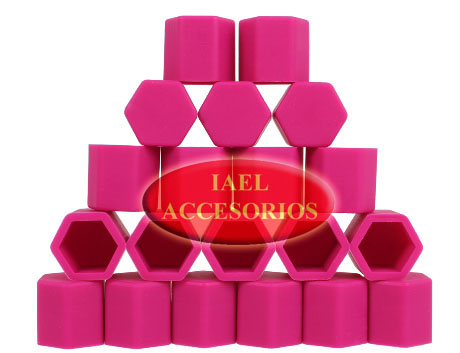 JGO. CUBRE TUERCA/BULON RUEDA 20PCS 19 PURPURA