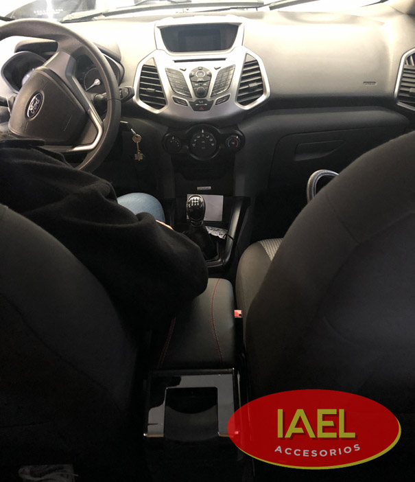 APOYA BRAZO NEGRO, CON PORTA OBJETOS, FORD ECOSPOR, ADAPT UNIV - 2