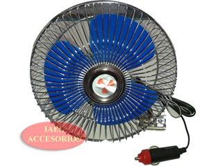 VENTILADOR 6` GIRATORIO 12V. METALICO