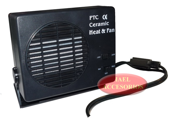 CALOVENTOR CERAMICO 12V. 300W REGULABLE