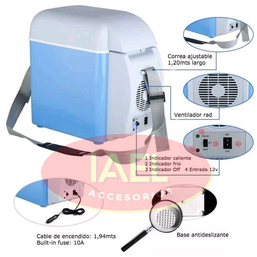 CONSERVADORA 12V. FRIO CALOR, 7.5 LITROS - 2