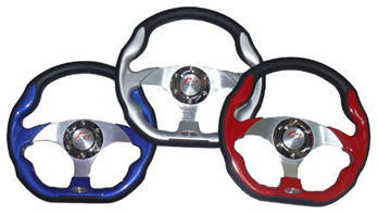 VOLANTE DEP. BASE PLANA ROJO