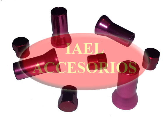TAPITA VALVULA CON CAPUCHON ROJO X4 PIEZAS